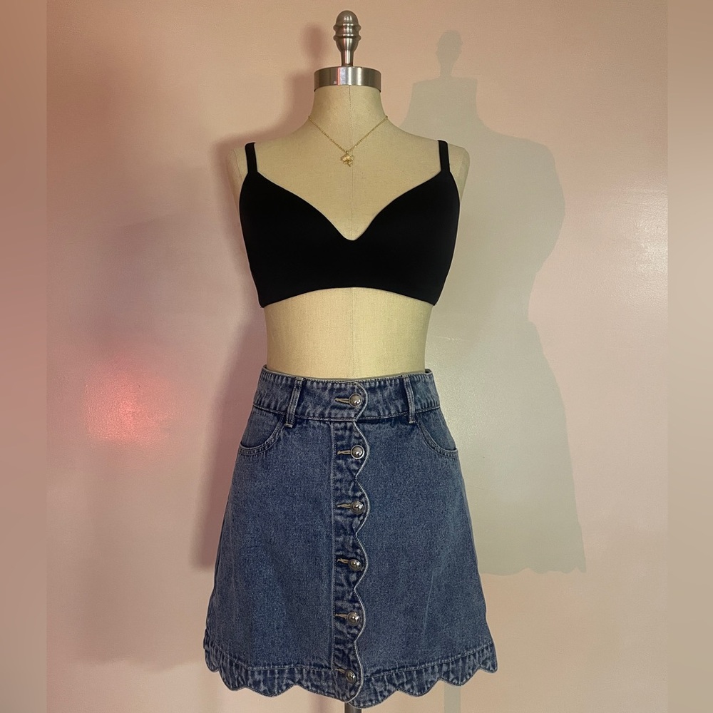 Dry Goods Button up Denim Skirt